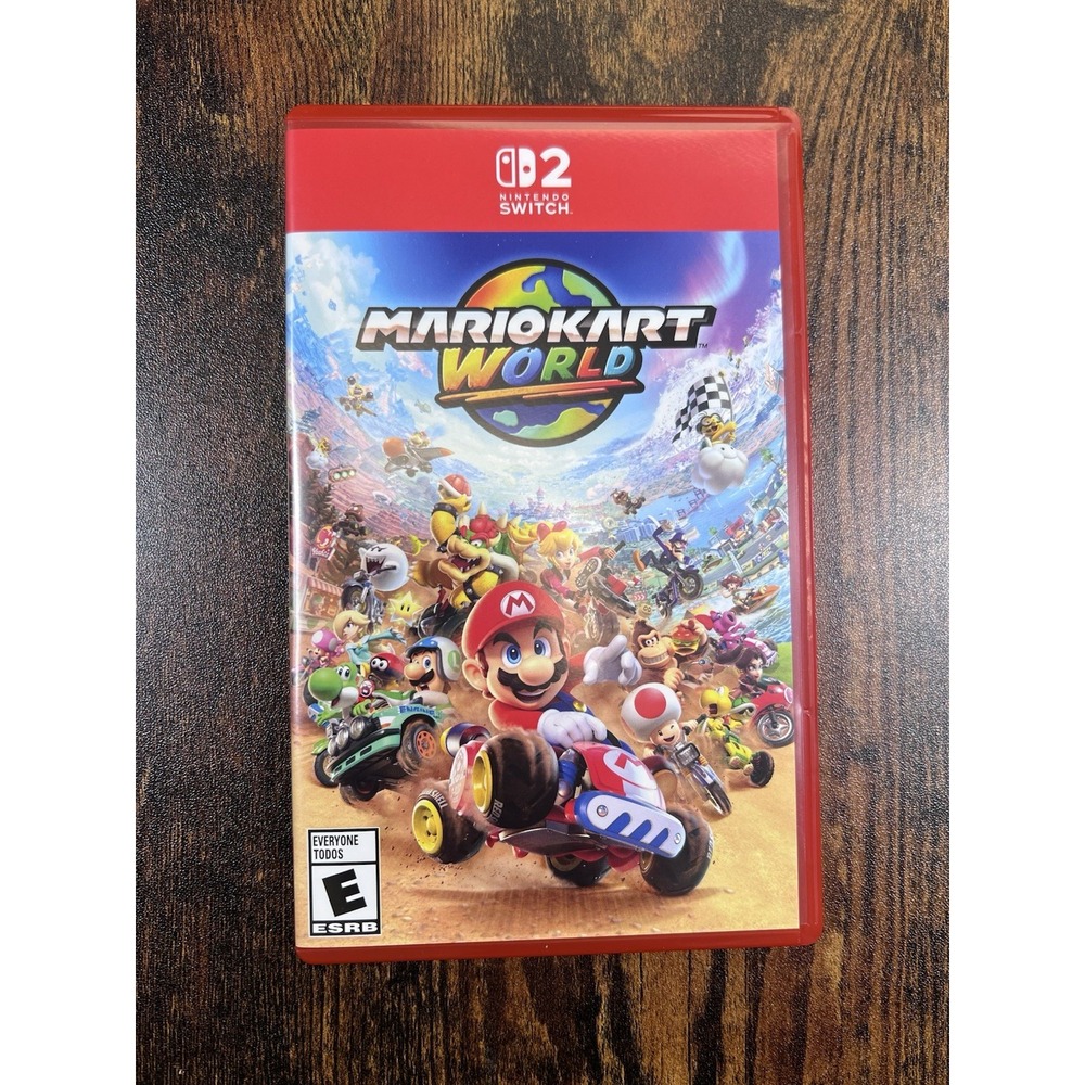 Mario Kart World (Nintendo Switch 2) Game w/Case New Open Never Used
